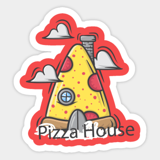 pizza house Sticker